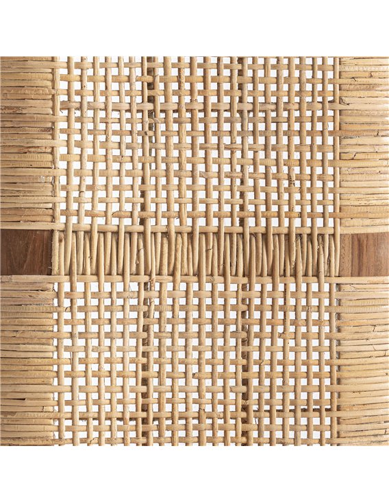 Banc artisanal d'inspiration bohème