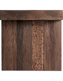 Meuble de bar haut avec rangements ouverts