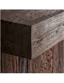 Module de comptoir de bar en bois marron
