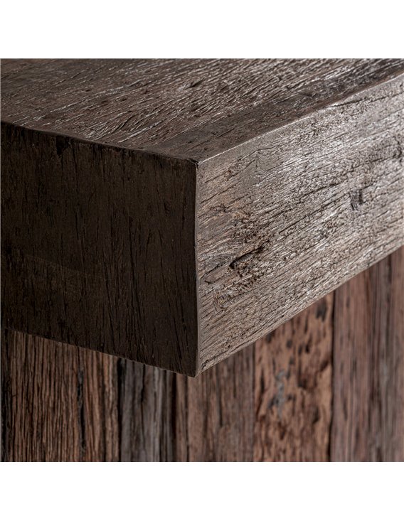 Module de comptoir de bar en bois marron