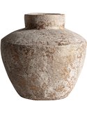 Vase vintage en céramique patinée