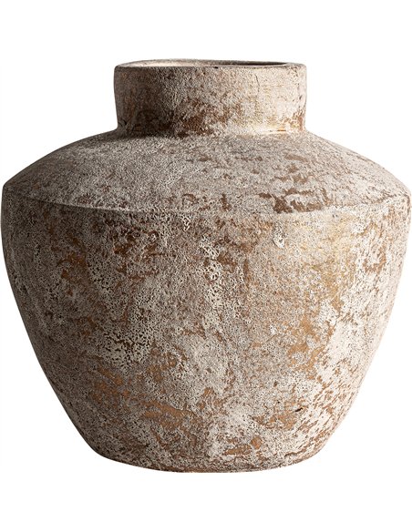 Vase vintage en céramique patinée