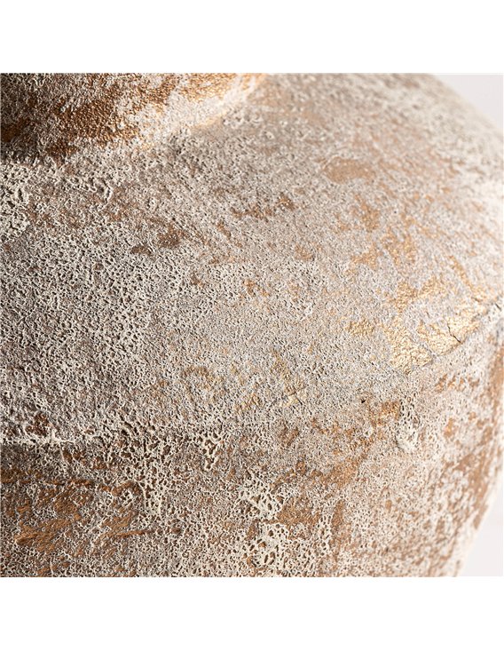 Vase décoratif en céramique texturée
