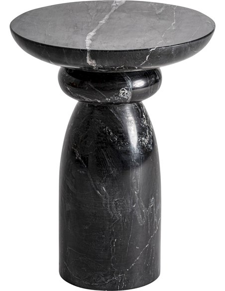 Bout de canapé sculptural