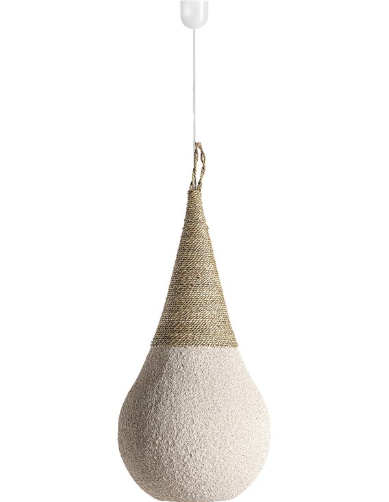 Luminaire rustique à texture rugueuse