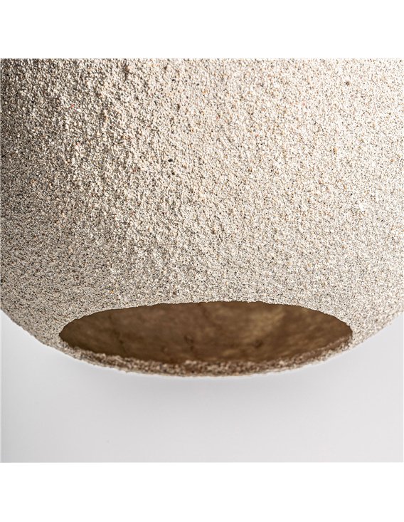 Détail du jute tressé sur la suspension