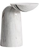 table d appoint en marbre blanc