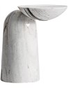 table d appoint en marbre blanc
