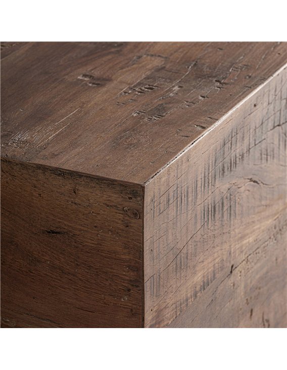 table basse finition naturelle