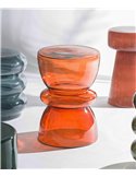 Table ronde en verre pour salon