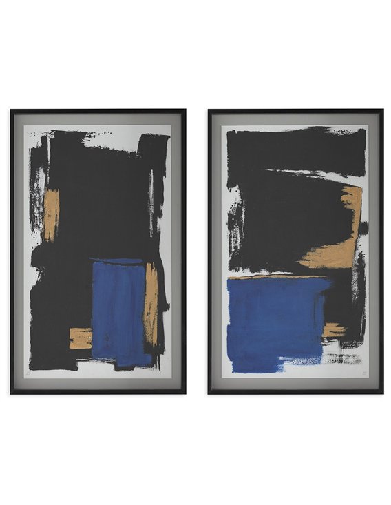 duo de cadres muraux graphiques