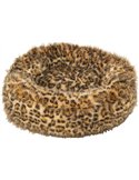 Panier pour chat motif léopard