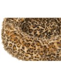 Lit rond pour chat en textile