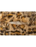 Panier animalier effet fourrure
