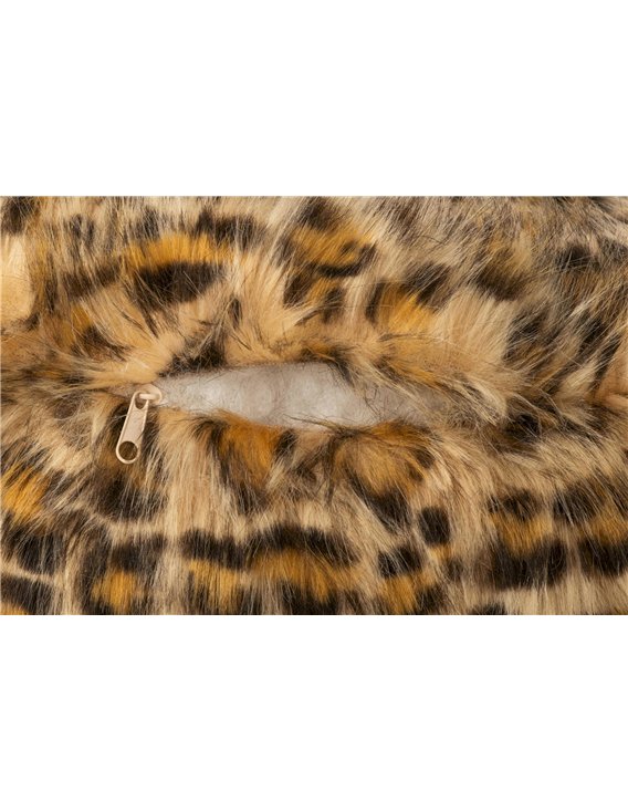 Panier animalier effet fourrure
