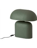 lampe de table vert olive en métal
