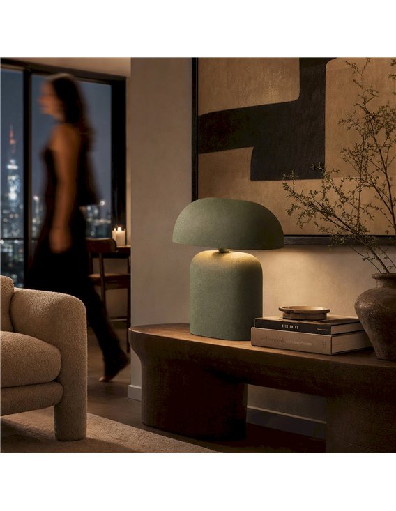 lampe à poser au design arrondi
