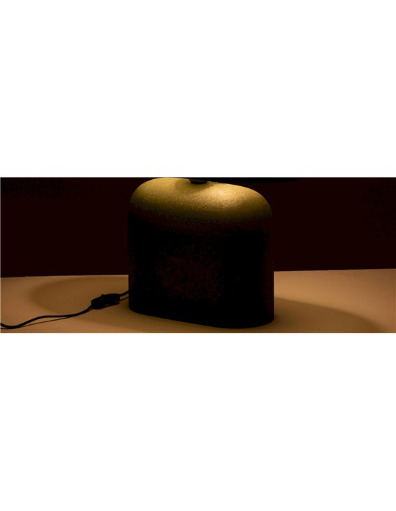 lampe métal avec abat jour bombé