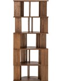Étagère demi lune pour salon
