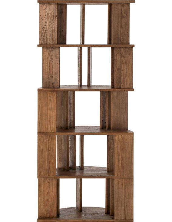 Étagère demi lune pour salon