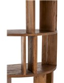 Bibliothèque demi cercle en bois naturel