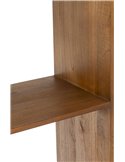 Détail du veinage bois de l'étagère