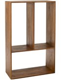Étagère cube en bois marron