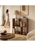 Rangement mural ouvert en bois