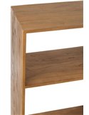 Étagère murale cube en bois marron