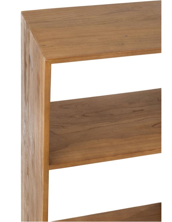 Étagère murale cube en bois marron