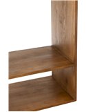 Étagère murale cube en bois marron