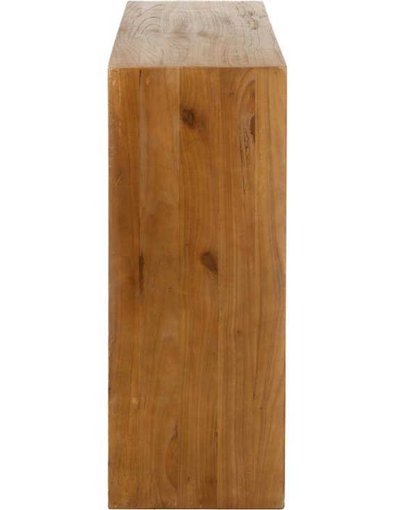 Étagère murale cube en bois marron