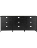 Meuble noir pour salon ou bureau