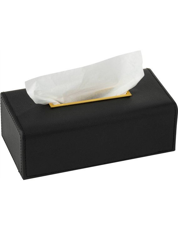 Boîte à mouchoirs avec ouverture dorée