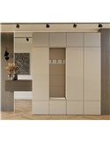 Vestiaire moderne à portes push open