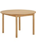 Table extensible avec plateau en placage chêne