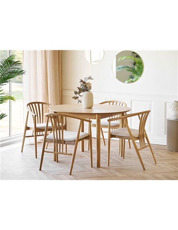 Table modulable pour recevoir des invités