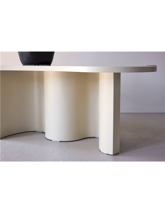 Table basse contemporaine forme irrégulière