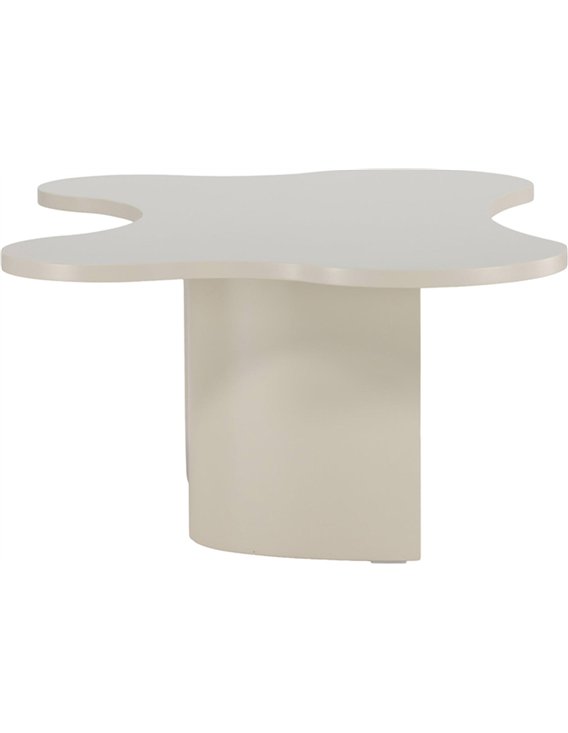 Table basse beige style organique