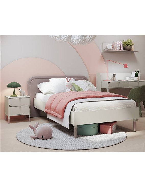 Chevet arrondi pour chambre d’ado