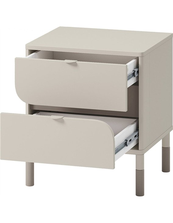 Table de chevet aux pieds élégants