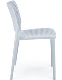 Chaise de jardin avec dossier perforé