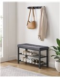 Banc de rangement pour entrée
