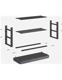 Banc compact pour se chausser