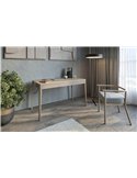 Bureau moderne à plateau aspect bois clair