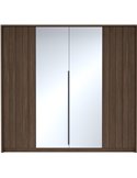 Armoire avec lumière chaude verticale