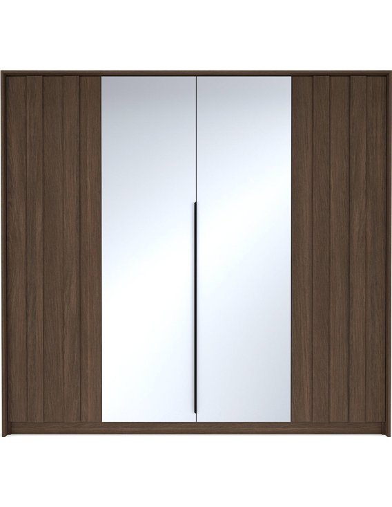 Armoire avec lumière chaude verticale
