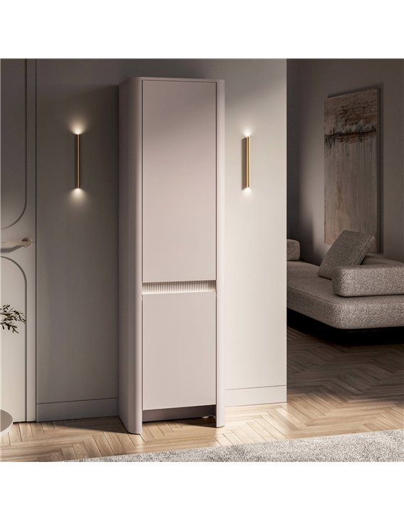 Armoire 2 portes pour couloir étroit