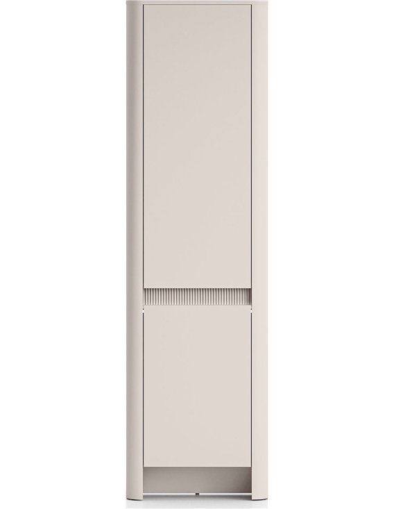 Armoire contemporaine aux bords arrondis