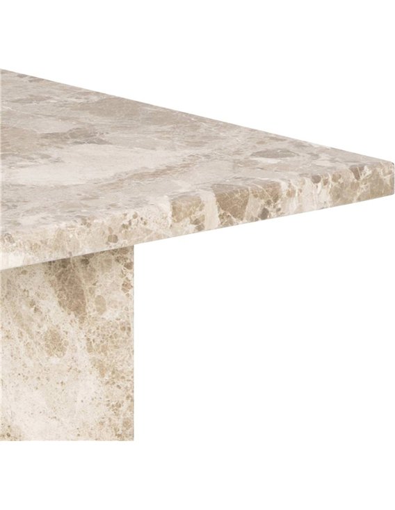Table basse massive au design sculptural